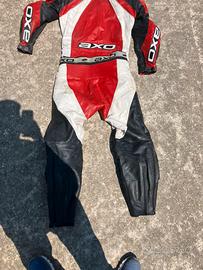 Tuta da moto in pelle Axo taglia 50