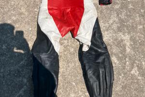 Tuta da moto in pelle Axo taglia 50