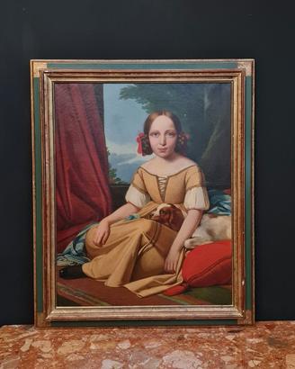 Antico Dipinto Ritratto