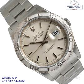 ROLEX Datejust Turn-O-Graph 16264 Silver Luminova