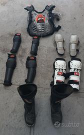 Protezioni cross/Enduro e stivali cross n°40