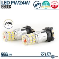 2 Lampadine LED PW24W Canbus Luci Diurne DRL 6500K