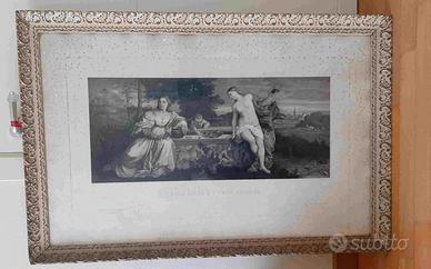 Grande stampa 800 "L'Amor sacro, l'amor profano"