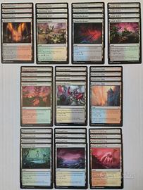 40 Bico Lands lifegain All colors Magic MTG