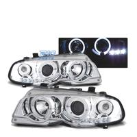 FARI BMW E46 99-03 OCCHI ANGEL COUPE CABRIO CROMAT