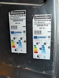 gomme Bridgestone quattro stagioni 