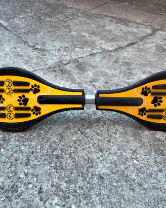 Wave board giallo con zampine NUOVO