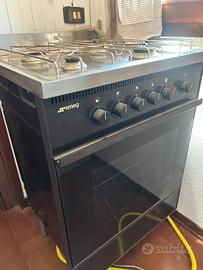 Cucina da incasso 4 fornelli e forno a gas
