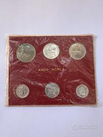 Monete serie lire vaticano 1955
