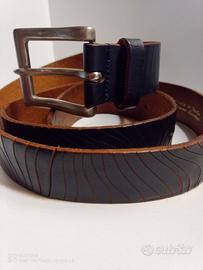 Just Cavalli cintura uomo in pelle striata