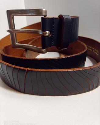 Just Cavalli cintura uomo in pelle striata