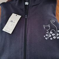 Felpa blu taglia M nuova