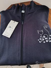 Felpa blu taglia M nuova