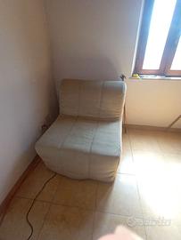 Poltrona letto color panna
