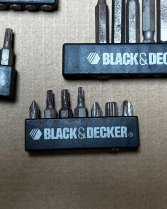 Punte avvitatore Black & Decker miste usate