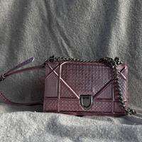 Christian Dior Diorama Flap Bag – Pelle metallizza