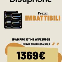 IPAD PRO 13" M5 WIFI 256GB NUOVO