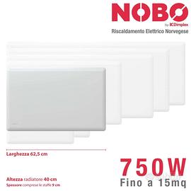 Radiatore Elettrico Nobo 750w fino a 15mq