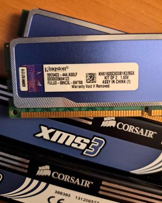 banchi memoria DDR3 1333 e 1600 