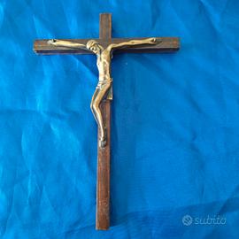 crocifisso da parete vintage