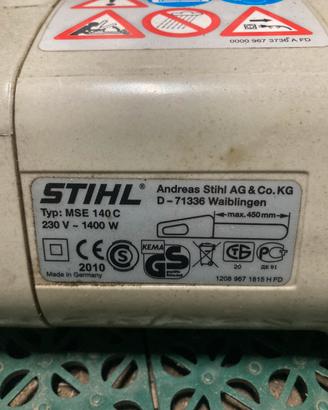 Motosega stihl elettrica