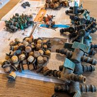 Giardinaggio - 100+ pz Irrigatori, raccordi e rubi