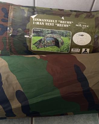Tenda monoposto Mil-Tec "Recon"  Woodland 