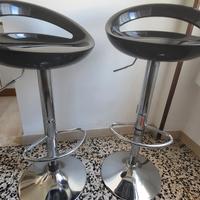 2 Sgabelli alti girevoli