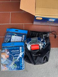 Mulinello elettrico shimano 4000 piu  canna shima