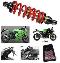 kawasaki Ninja 650 250 accessori mono catena plexi