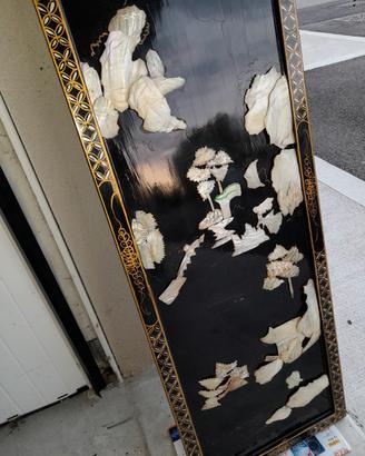 quadro giapponese in madreperla