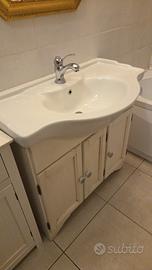 Mobile bagno in legno massello