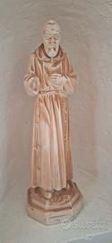 statua gesso Padre Pio San Pio