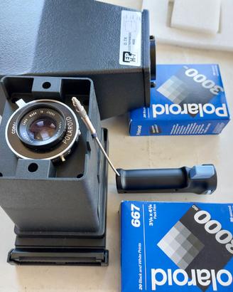 Polaroid gel cam Electrophoresis