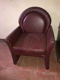 Poltrone in pelle