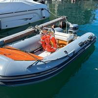 Gommone compreso carrello