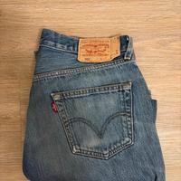 Levi’s 501 100% cotone blu denim