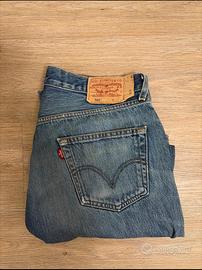 Levi’s 501 100% cotone blu denim