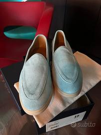 Mocassini donna scamosciati