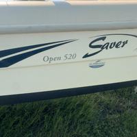 Barca open Saver 520 con motore Honda 40