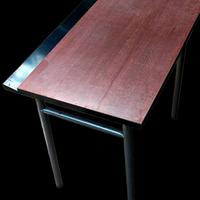 banco scuola anni 60 vintage modernariato tavolino