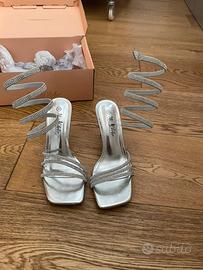 Scarpe con tacco con spirale mai usate