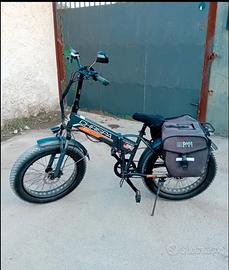 bicicletta elettrica 500w batteria nuova 