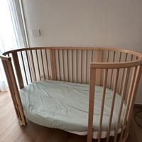 Lettino Stokke + materasso