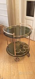 carrello bar in ottone 