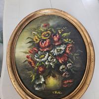 Quadro antico di fiori