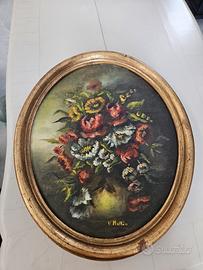 Quadro antico di fiori