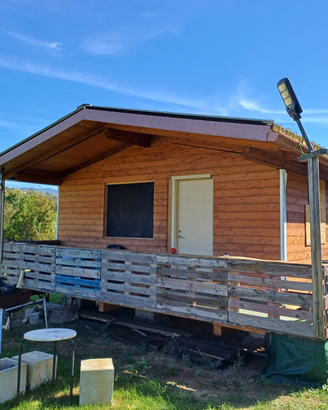 Casa in legno materiale di pregio