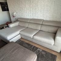 Divano 3 posti con chaise longue