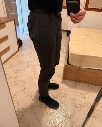 Pantaloni Decathlon trekking uomo NH100 grigi